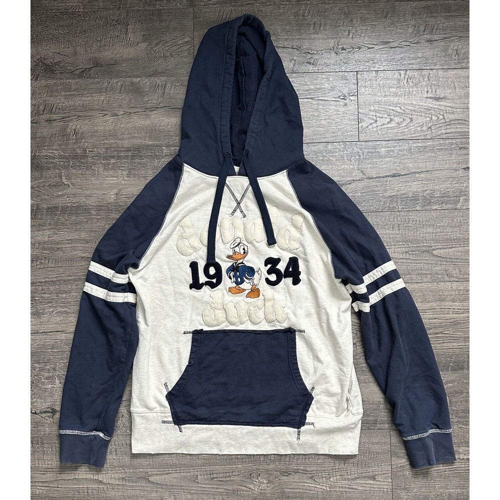 Disney Donald‎ Duck Two Toned Pullover Sweatshirt Sweater Size M